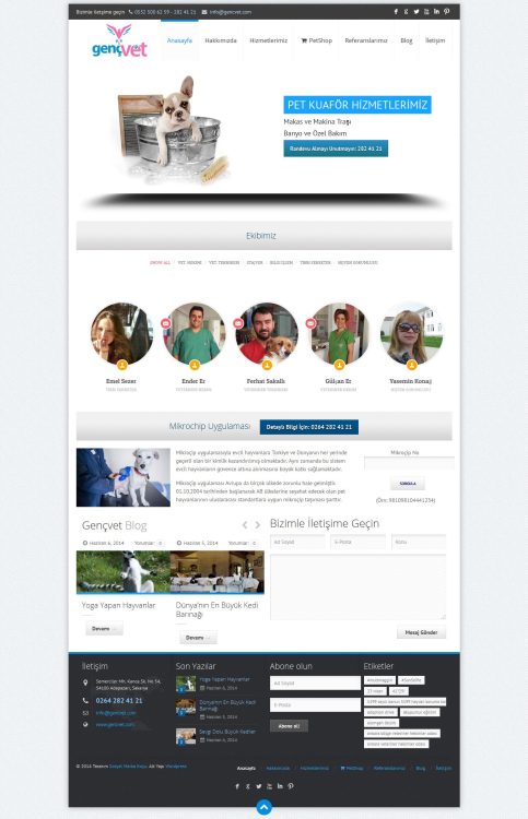 Gençvet Veterinerlik Veteriner Sitesi
