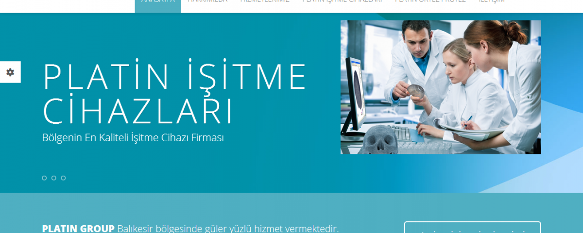Platin Medikal HTML Web Sitesi