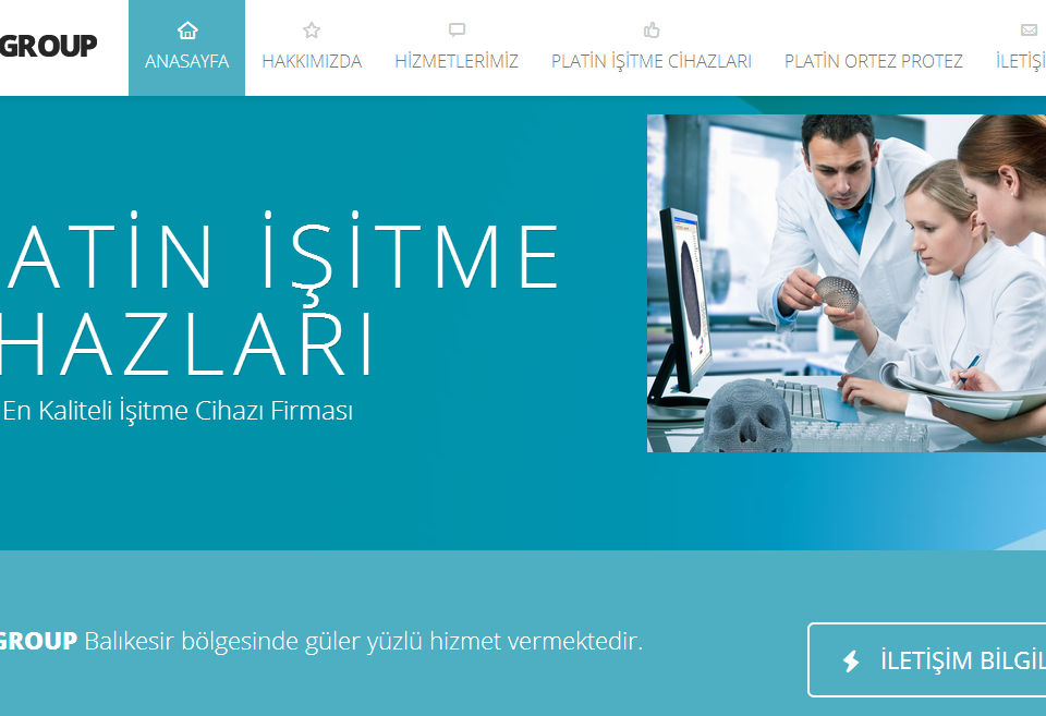 Platin Medikal HTML Web Sitesi