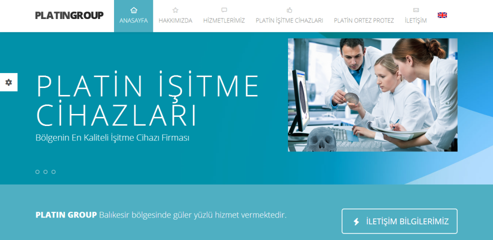 Platin Medikal HTML Web Sitesi