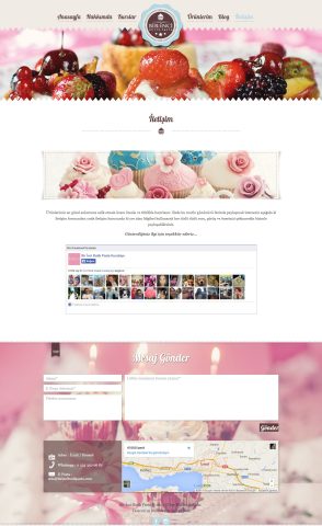 Bir İnci Butik Pasta Web Sitesi