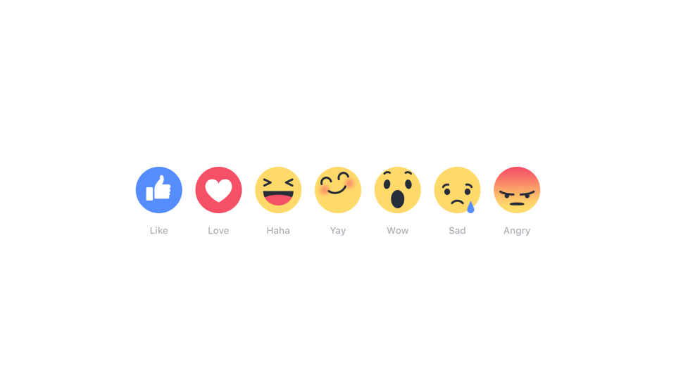 Facebook Yeni Reaksiyon Butonları