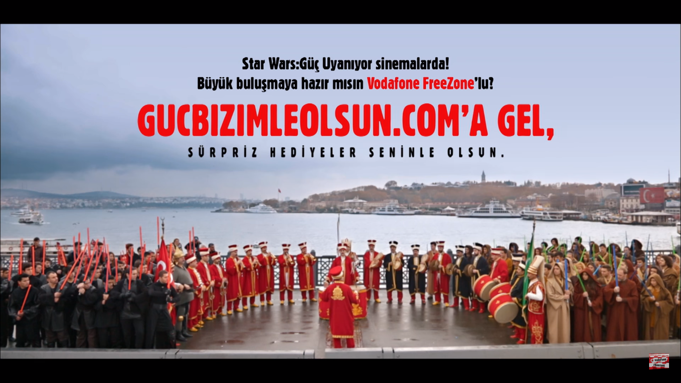 Vodofone Freezone Mehter Marşlı Star Wars Reklamı