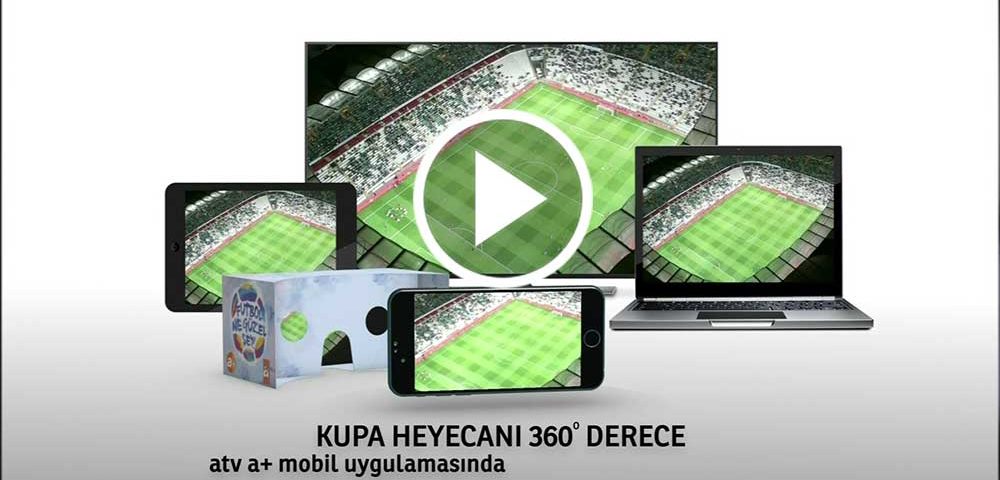 ATV, 26 Mayıs tarihinde Galatasaray ile Fenerbahçe arasında oynanacak Ziraat Türkiye Kupası final maçını 360 derece sunacak.