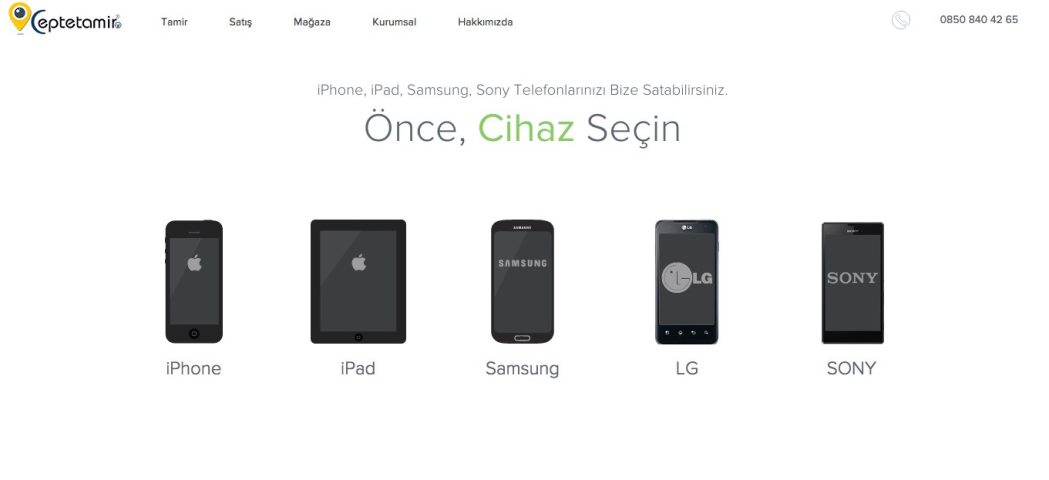 Cepte Tamir, Cep Telefonu Yedek Parçaları ve Cep Telefonu Tamiri